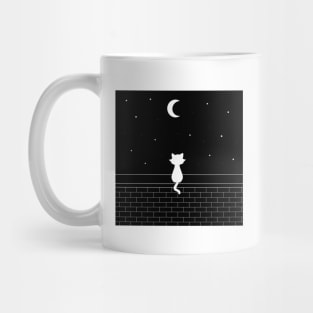 Cat in the night Mug